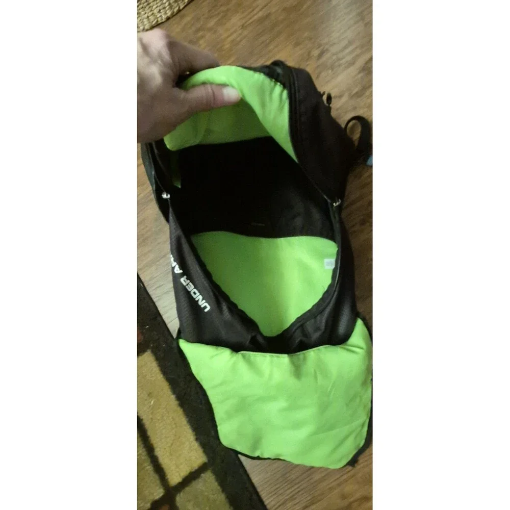 Under Armour Team Flap Backpack Black Storm Rucksack Laptop Book Bag School Read